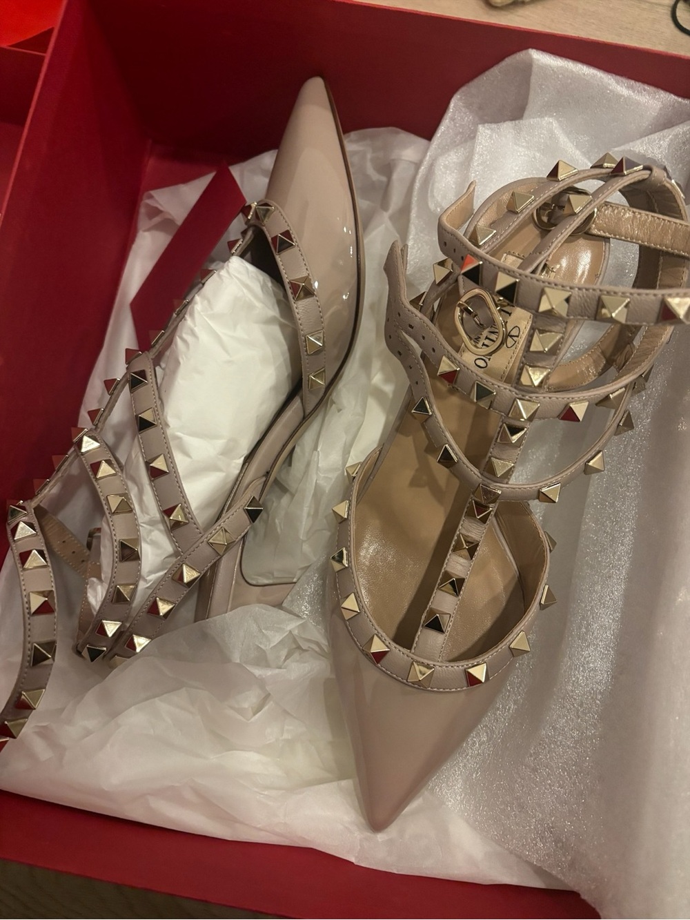 Valentino Rockstud 65 Patent Leather Pumps